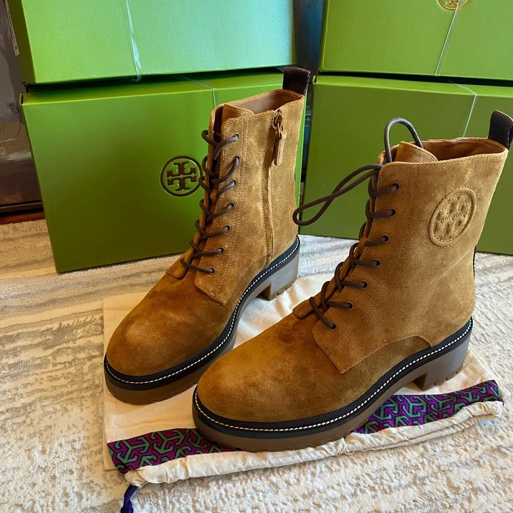 Tory Burch Miller Suede Ankle Boots